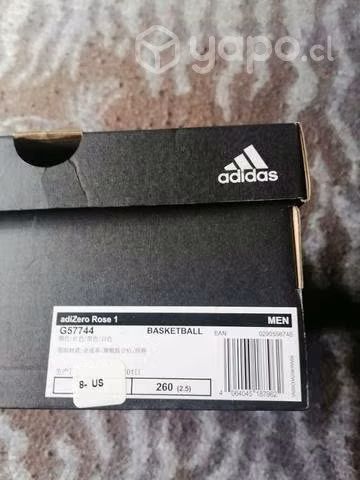 Zapatillas básquetbol 8.5 adizero rose 1