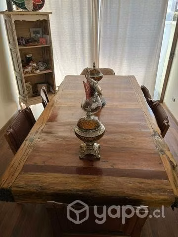 Mesa de palos durmientes
