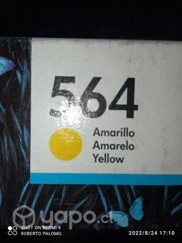 Tintas HP 670 y 564 colores originales