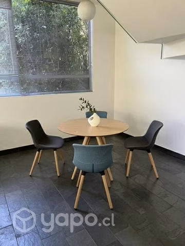 Mesa comedor o centro + 4 Sillas (Sur.Diseño)