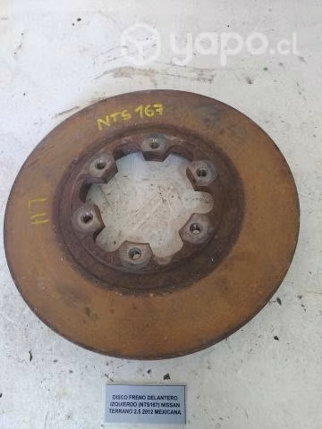 Disco Freno Delantero Izquierdo (NTS167) Nissan Te