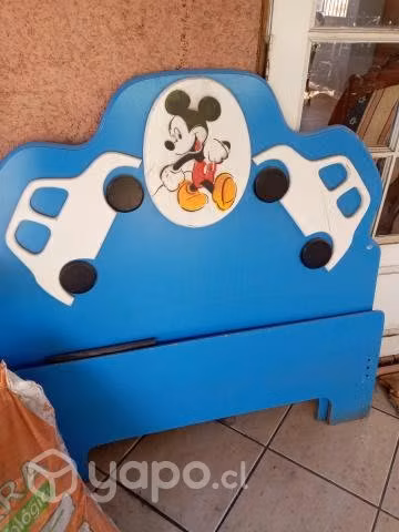 Cama infantil (Mickey) 1 y 1/2 plaza