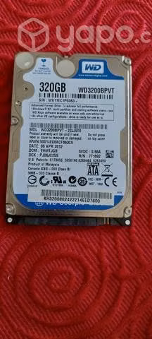 Disco duro wd 320 gb