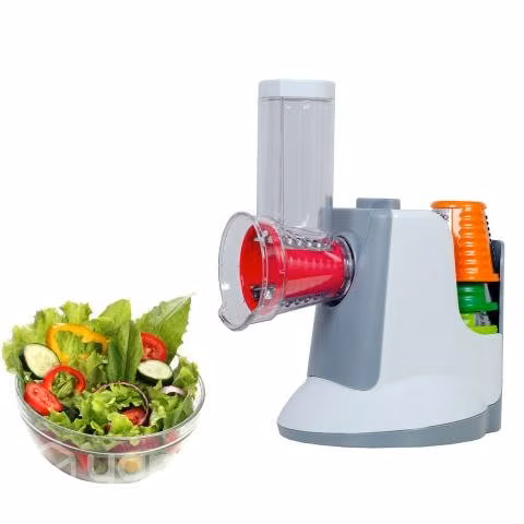 Rallador Eléctrico Giratorio Verduras Queso Ensala