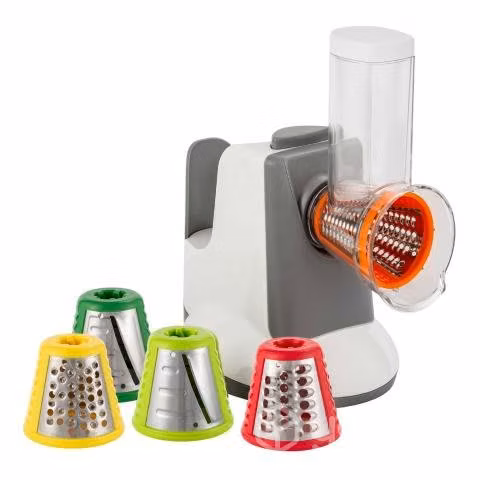 Rallador Eléctrico Giratorio Verduras Queso Ensala
