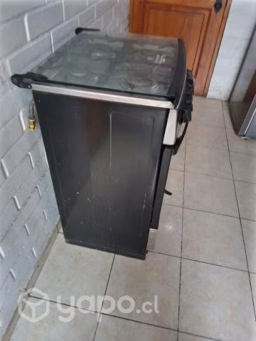 Cocina a gas 4 quemadores con tapa