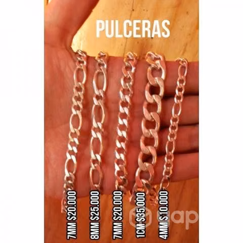 Pulseras de plata 925
