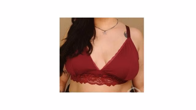 BRALETTE JULIETA BURDEO: TALLA 1XL y 2XL