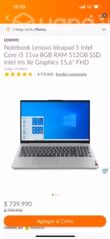 Notebook lenovo