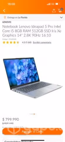 Notebook lenovo