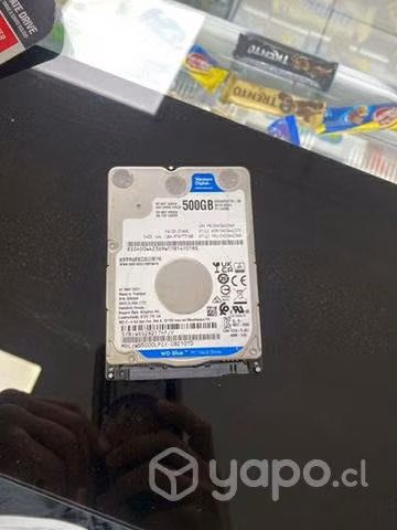 Disco duro de 500gb con poco uso