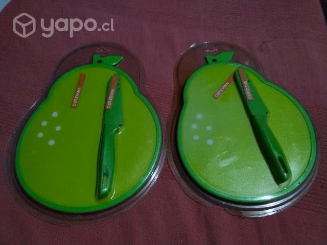 Tabla de picar con cuchillo incluido