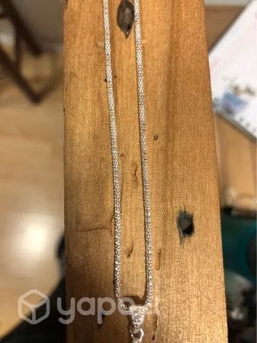 Cadena y colgante de plata ley 925