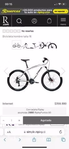 bicicleta Marín y trek