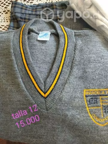 Uniforme colegio Marcela Paz nuevos talla 12