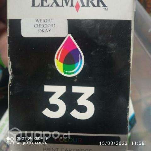 Tintas Lexmark 31 y 33 colores originales de alta - Imagen 2