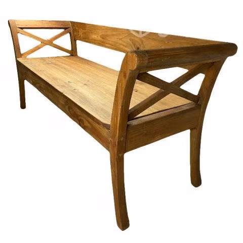 Banqueta escaño rustico Sofía