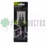 Cable Auxiliar De Audio Duracell 1.82 Metros Macho