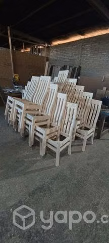 Sillas pre terminadas