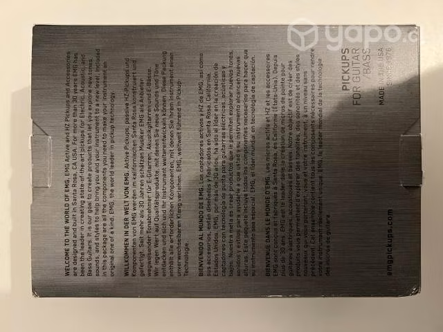 Set de Cápsulas de guitarra activas EMG 57/60 - Imagen 5