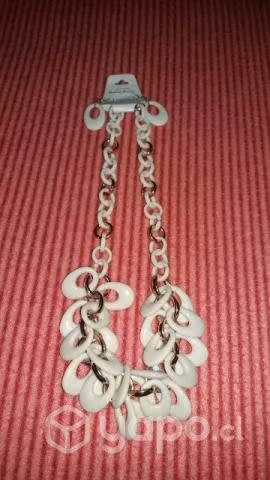 Conjunto collar aros colores