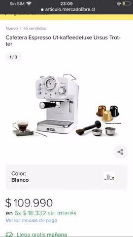 Cafetera Espresso Ursus Trotter