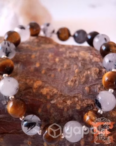 Pulceras de piedras naturales con plata