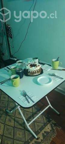 Mesa plegable con 2 sillas - Imagen 2