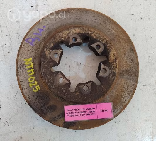 Disco Freno Delantero Derecho (NTM025) Nissan Terr