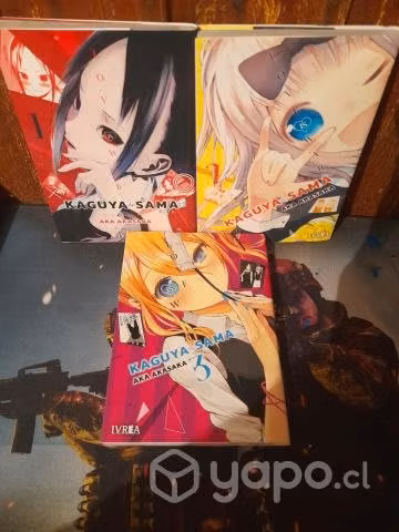 Manga Kaguya sama 1 2 y 3 editorial ivrea