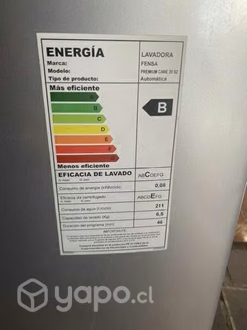 Lavadora Fensa 20Kl