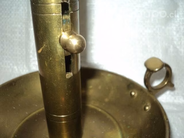 Palmatoria De Bronce Con Sistema De Regulación - Imagen 2