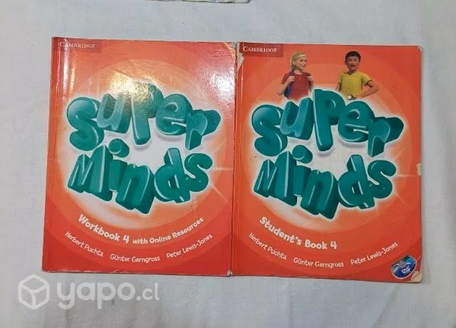 Libro Inglés Super Minds 4 Básico Cambridge