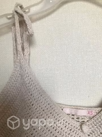 Polera crop a crochet - Imagen 2