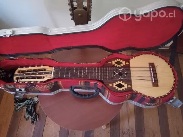 Charango motivos mapuche