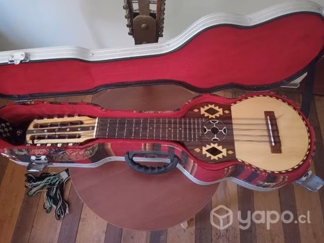 Charango motivos mapuche