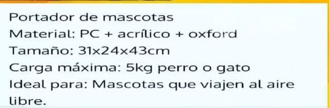 Se mochila para gato o perro - Imagen 2