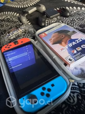 Nintendo Switch Neon V2 +extras