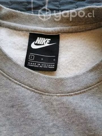 Poleron nike gris