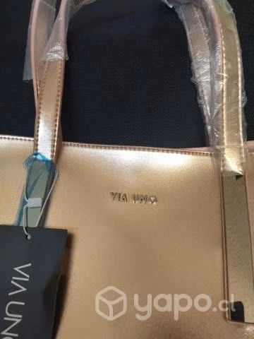Cartera Rosa Via Uno Nueva - Imagen 5