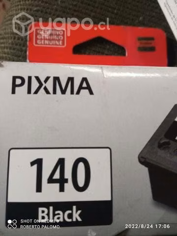 Tinta canon 140 black original