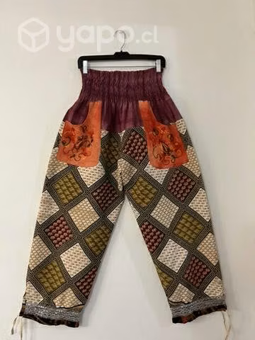Pantalón Hindu Con Bolsillo Bordado Talla Xl/2xl