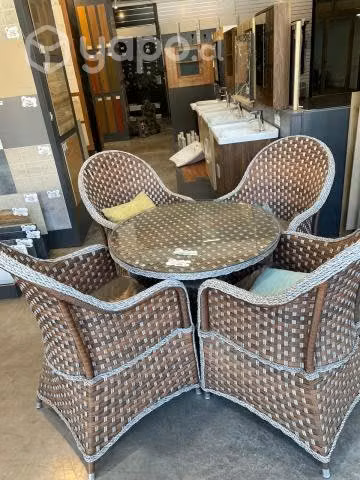 Juego de rattan