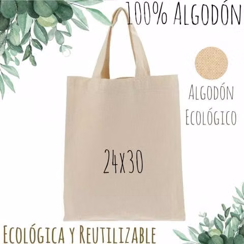 Bolsa 100% algodón