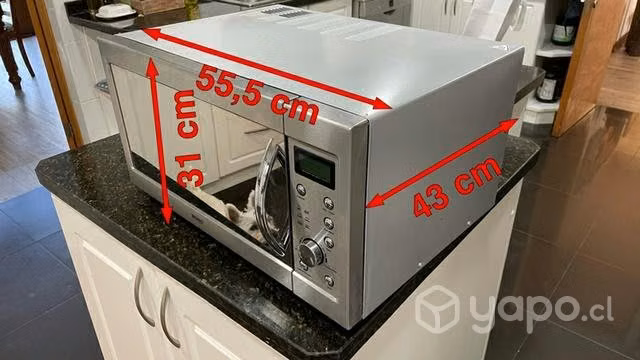 Microondas malo, marca Thomas 34 litros - Imagen 4