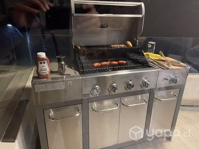 Parrilla a gas 4 quemadores