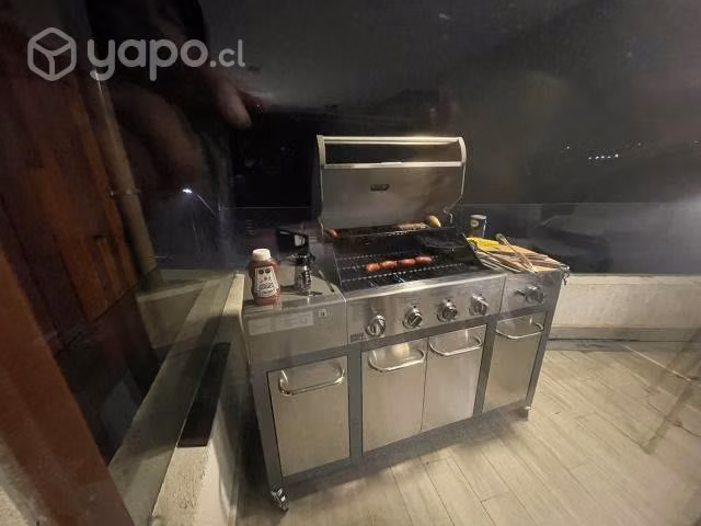 Parrilla a gas 4 quemadores