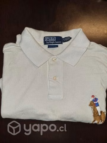 Polera Polo ralph lauren big pone blanca