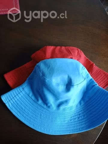 Gorros bucket hut o pescador reversibles
