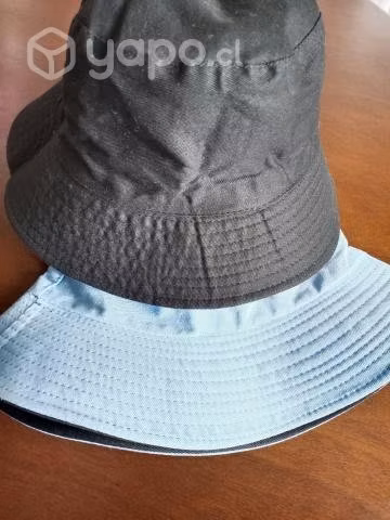 Gorros bucket hut o pescador reversibles